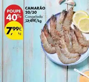 Pingo Doce Camarão 20/30 promoção