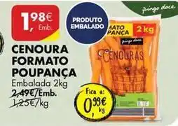 Pingo Doce A+ - cenoura formato poupanca promoção
