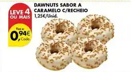 Pingo Doce Dawnuts sabor a caramelo c/recheio promoção
