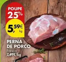 Pingo Doce Perna de porco promoção