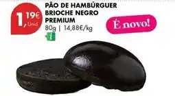 Pingo Doce Premium - pao de hambúrguer brioche negro promoção