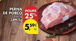 Pingo Doce Perna de porco promoção