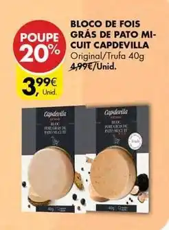 Pingo Doce Pato - bloco de fois grás de mi- cuit promoção