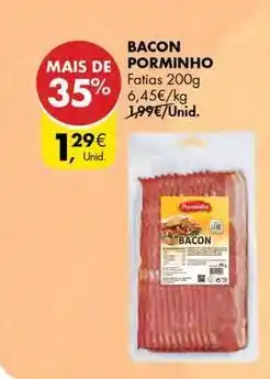 Pingo Doce Porminho - bacon promoção