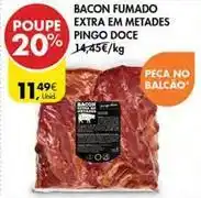 Pingo Doce Pingo doce - bacon fumado extra em metades promoção