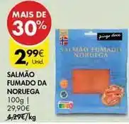 Pingo Doce Salmão fumado da noruega promoção