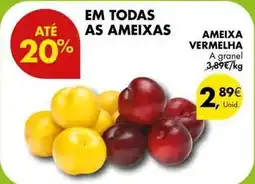 Pingo Doce A+ - ameixa vermelha promoção