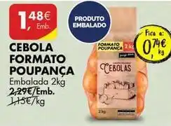 Pingo Doce Cebola formato poupanca promoção
