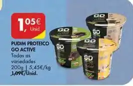 Pingo Doce As - pudim proteico go active promoção