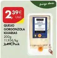 Pingo Doce Pingo doce - queijo gorgonzola promoção