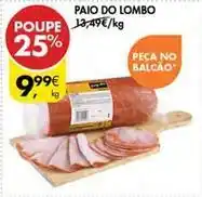 Pingo Doce Paio do lombo promoção