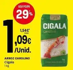 Intermarché Cigala - arroz carolino promoção
