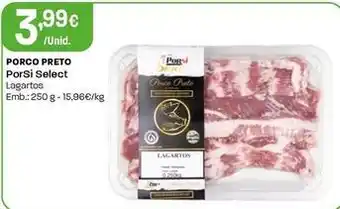 Intermarché Porsi select - porco preto promoção