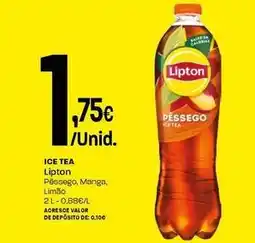 Intermarché Lipton - ice tea pessego promoção