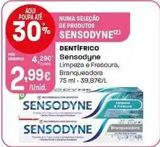Intermarché Sensodyne - dentífrico limpeza e frescura promoção