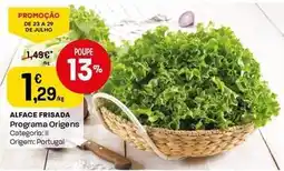 Intermarché Programa origens - alface frisada promoção