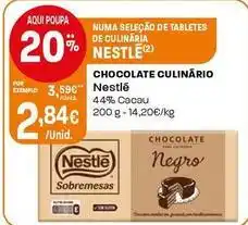 Intermarché Nestle - chocolate culinário promoção