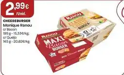 Intermarché Monique ranou - cheeseburger c/bacon promoção