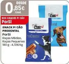 Intermarché Porsi - snack p/cao prodental promoção