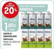 Intermarché Mimosa - leite c/chocolate promoção