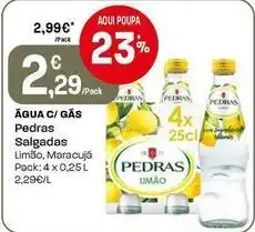 Intermarché Pedras salgadas - água c/gás limao promoção