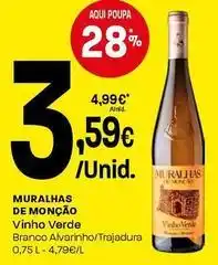 Intermarché Muralhas de monção - vinho verde promoção