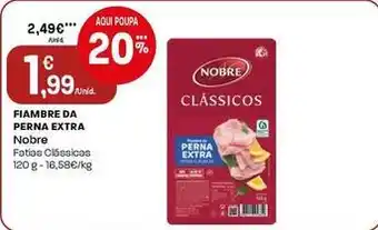 Intermarché Nobre - fiambre da perna extra promoção