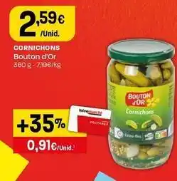 Intermarché Bouton d´or - cornichons promoção