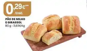 Intermarché Pão de milho e girassol promoção