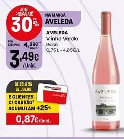 Intermarché Aveleda - vinho verde promoção
