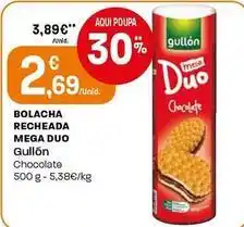 Intermarché Gullon - mega duo bolacha recheada chocolate promoção