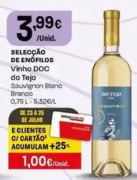 Intermarché Selecção de enófilos - vinho doc do tejo promoção