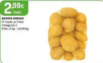 Intermarché Batata girsac promoção