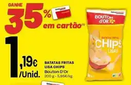 Intermarché Bouton d´or - batatas fritas lisa chips promoção