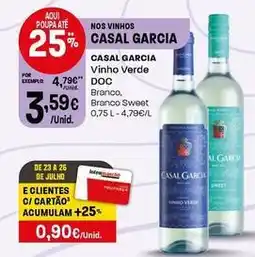 Intermarché Casal garcia - vinho verde doc promoção