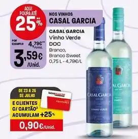 Intermarché Casal garcia - vinho verde doc promoção