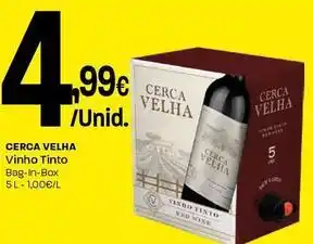 Intermarché Cerca velha - vinho tinto promoção