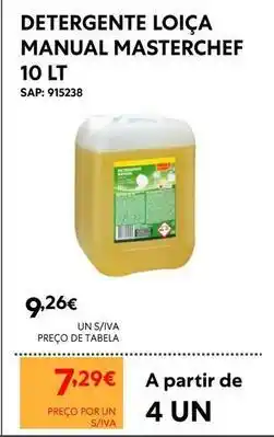 Recheio A+ - detergente loica manual masterchef promoção