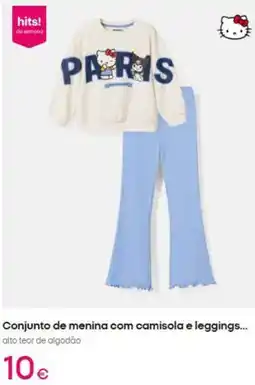 Pepco com - conjunto de menina com camisola e leggings promoção