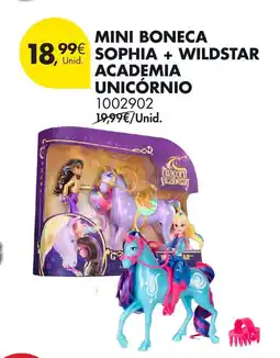 Pingo Doce Mini boneca sophia + wildstar unicórnio promoção