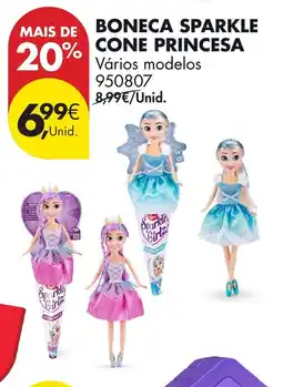 Pingo Doce Boneca sparkle cone princesa promoção