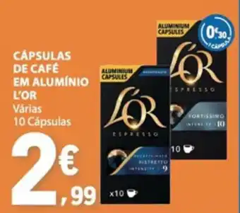 E.Leclerc Cápsulas de café em alumínio l'or promoção