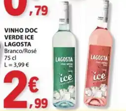 E.Leclerc Vinho verde ice lagosta branco/rosé promoção