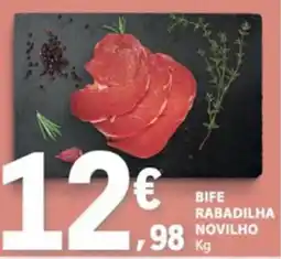 E.Leclerc Bife rabadilha novilho promoção