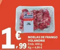 E.Leclerc Moelas de frango volandrie promoção