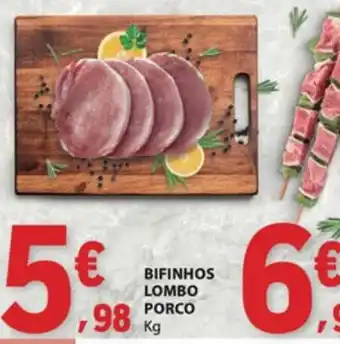 E.Leclerc Bifinhos lombo porco promoção