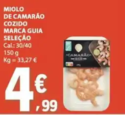 E.Leclerc miolo de camarão marca guia seleção promoção