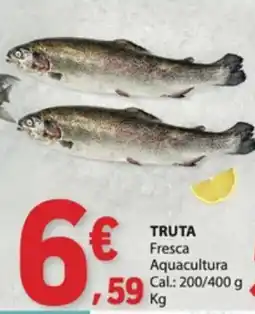 E.Leclerc Truta fresca aquacultura promoção