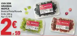 E.Leclerc Uva sem grainha moyca promoção