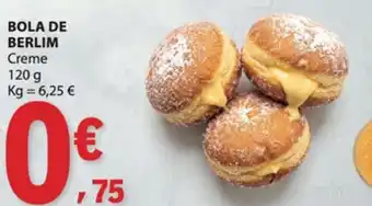 E.Leclerc bola de berlim creme promoção